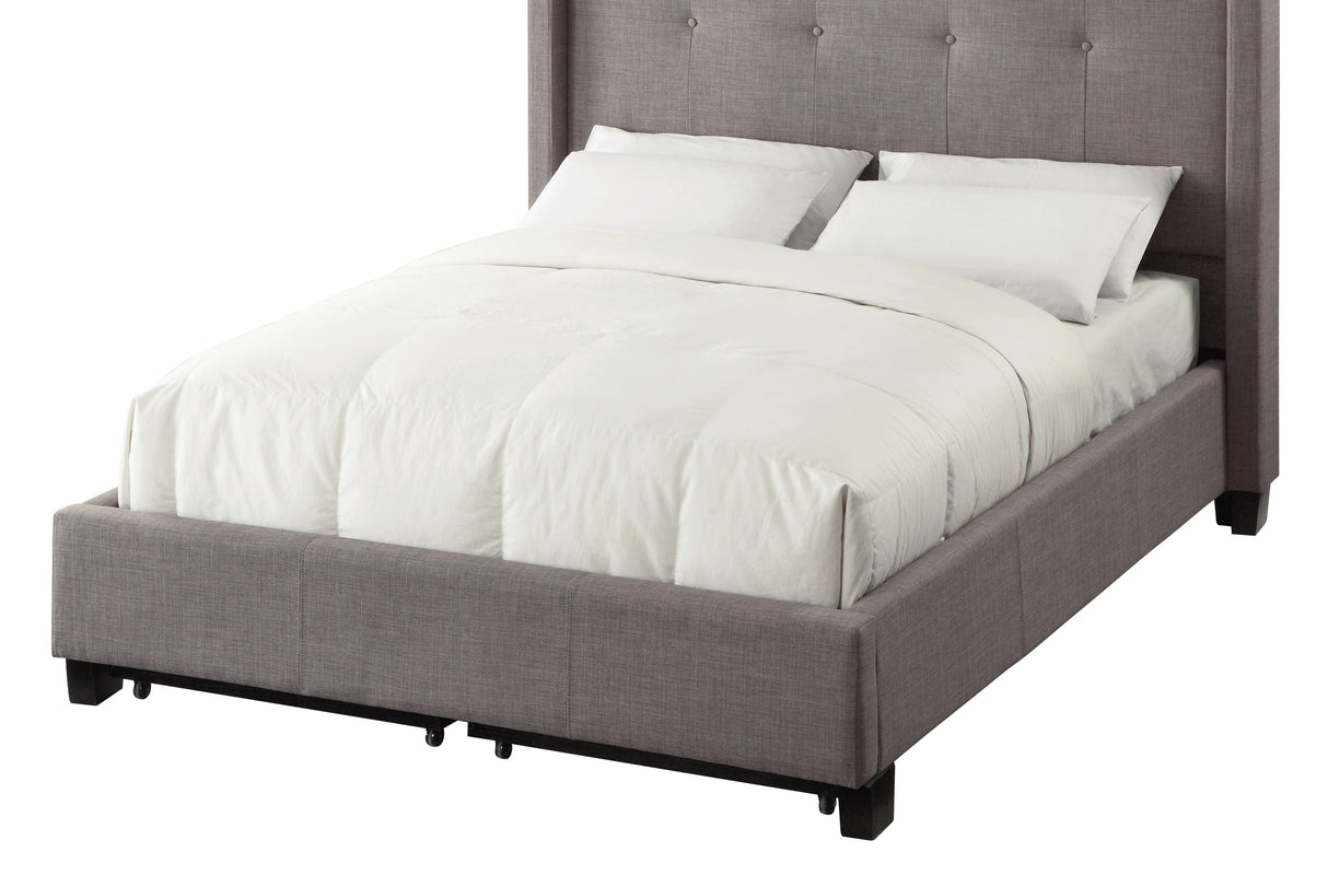 Madeleine Wingback Upholstered Platform Storage Bed by Modus Furniture at Eve Furniture