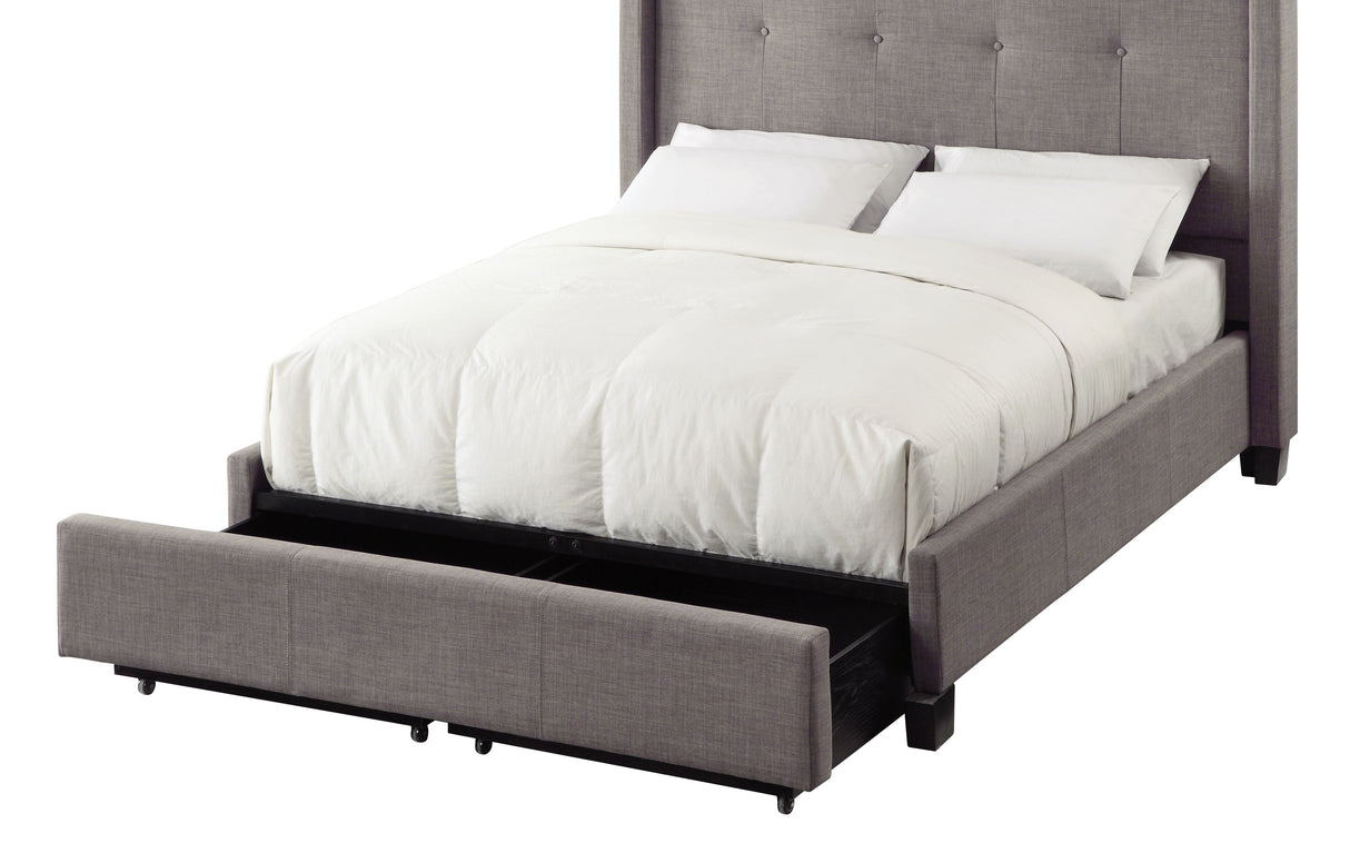 Madeleine Wingback Upholstered Platform Storage Bed by Modus Furniture at Eve Furniture