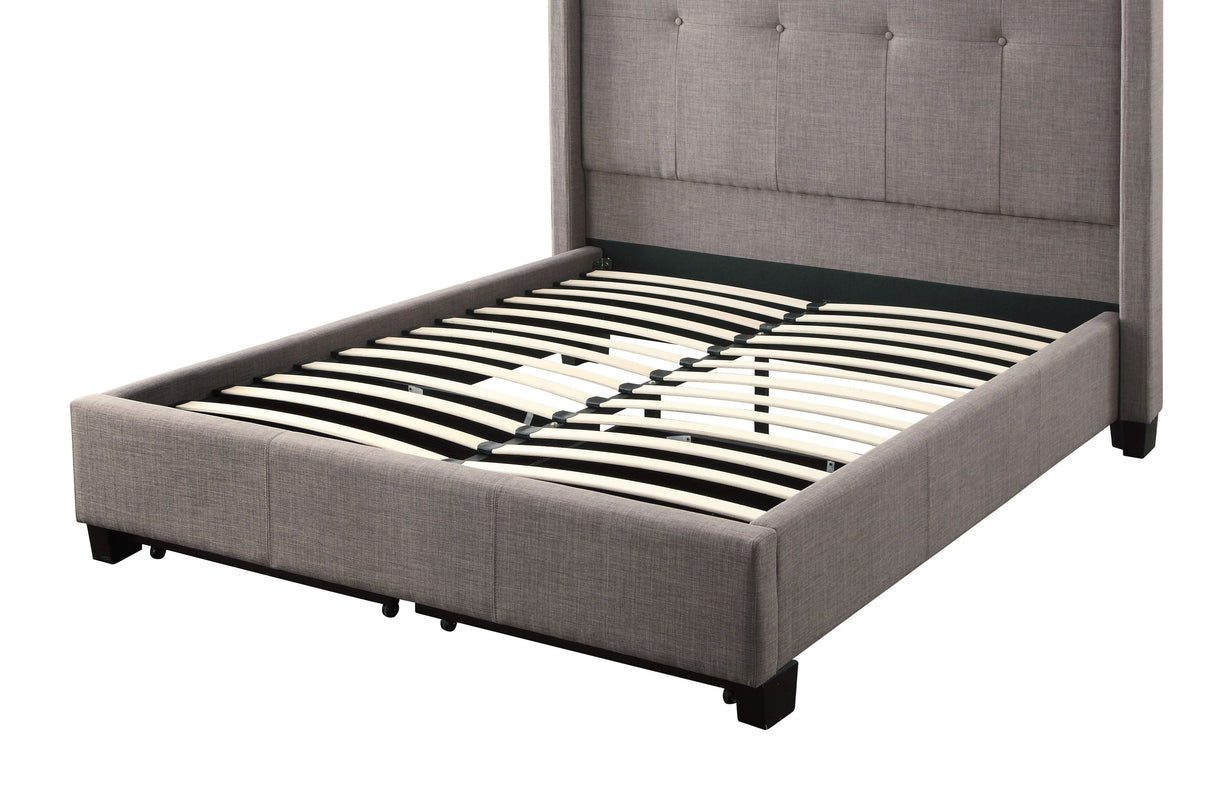 Madeleine Wingback Upholstered Platform Storage Bed by Modus Furniture at Eve Furniture