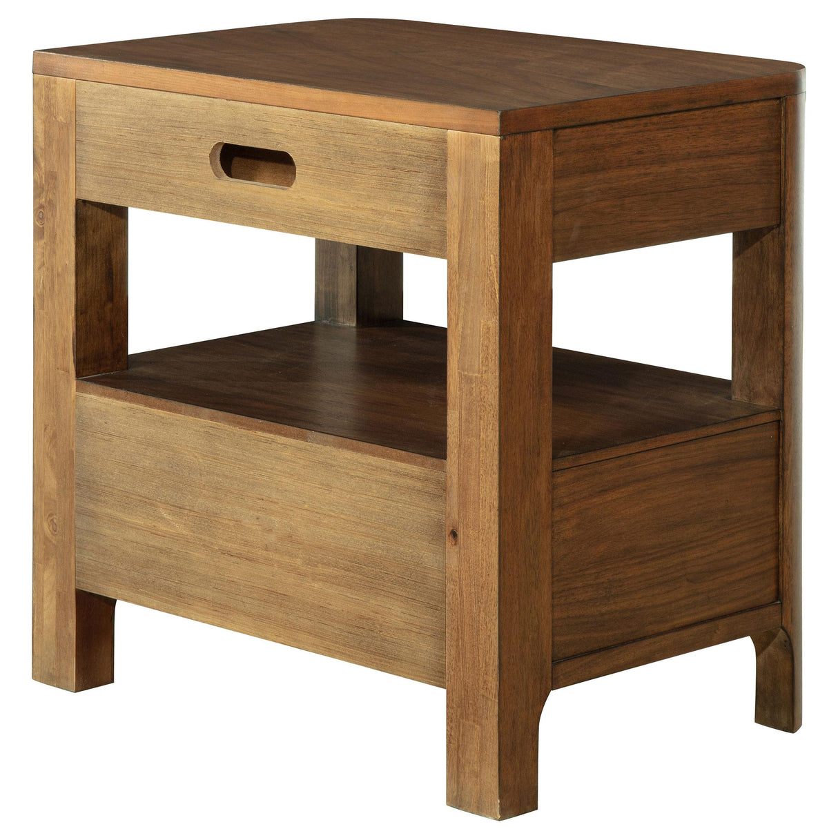 Maderia Walnut 2-Drawer Nightstand by Coaster at Eve Furniture