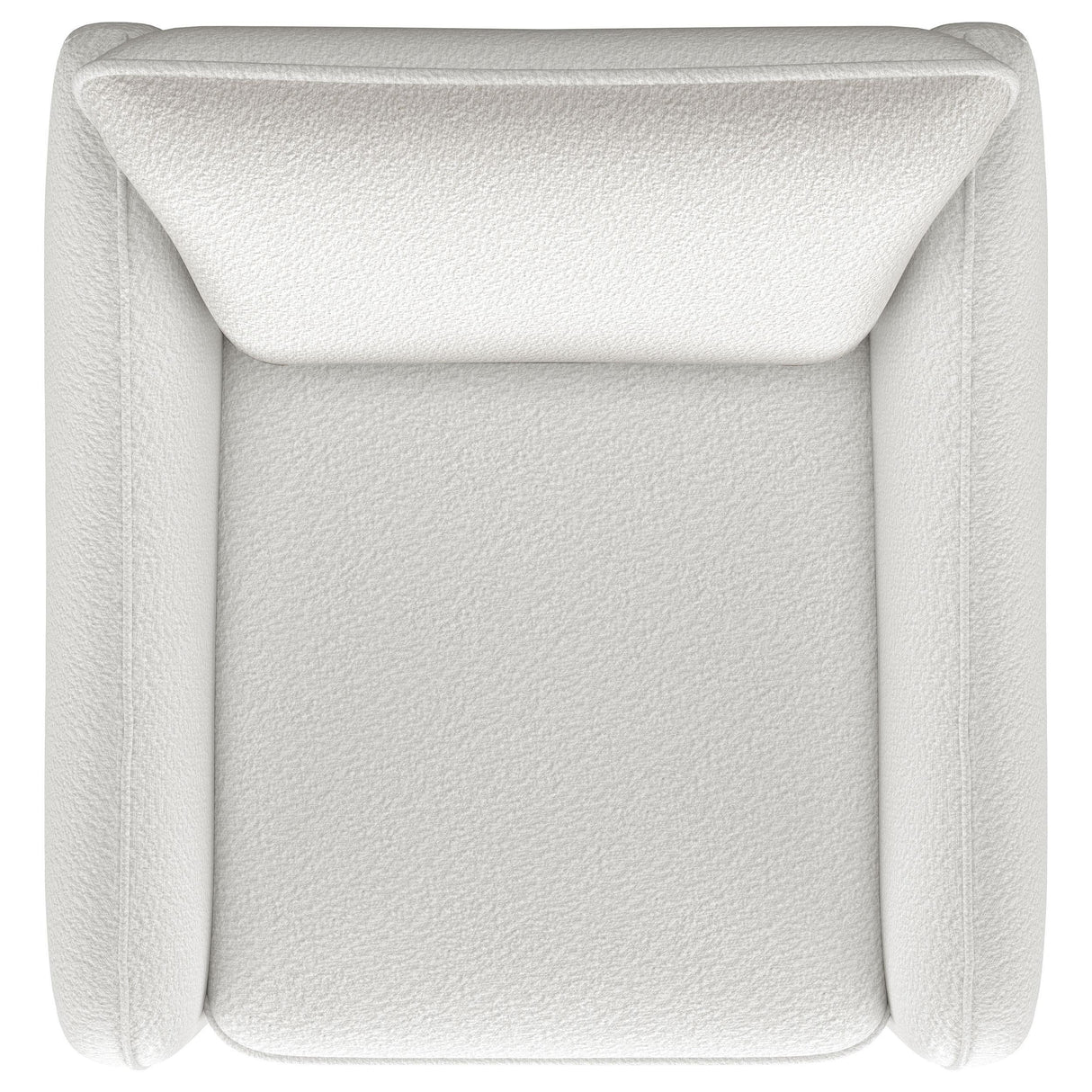 Madia Vanilla Upholstered Slope Arm Swivel Club Chair by Coaster at Eve Furniture