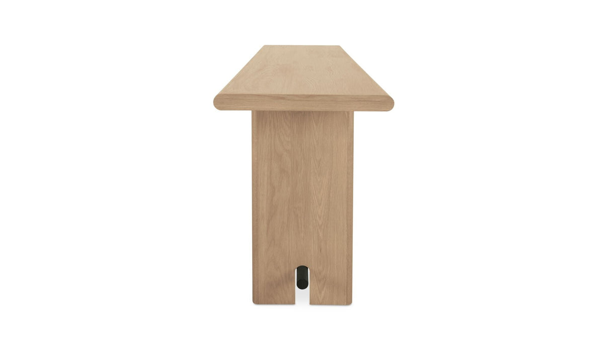 Madison Console Table Natural by Moe's Home at Eve Furniture