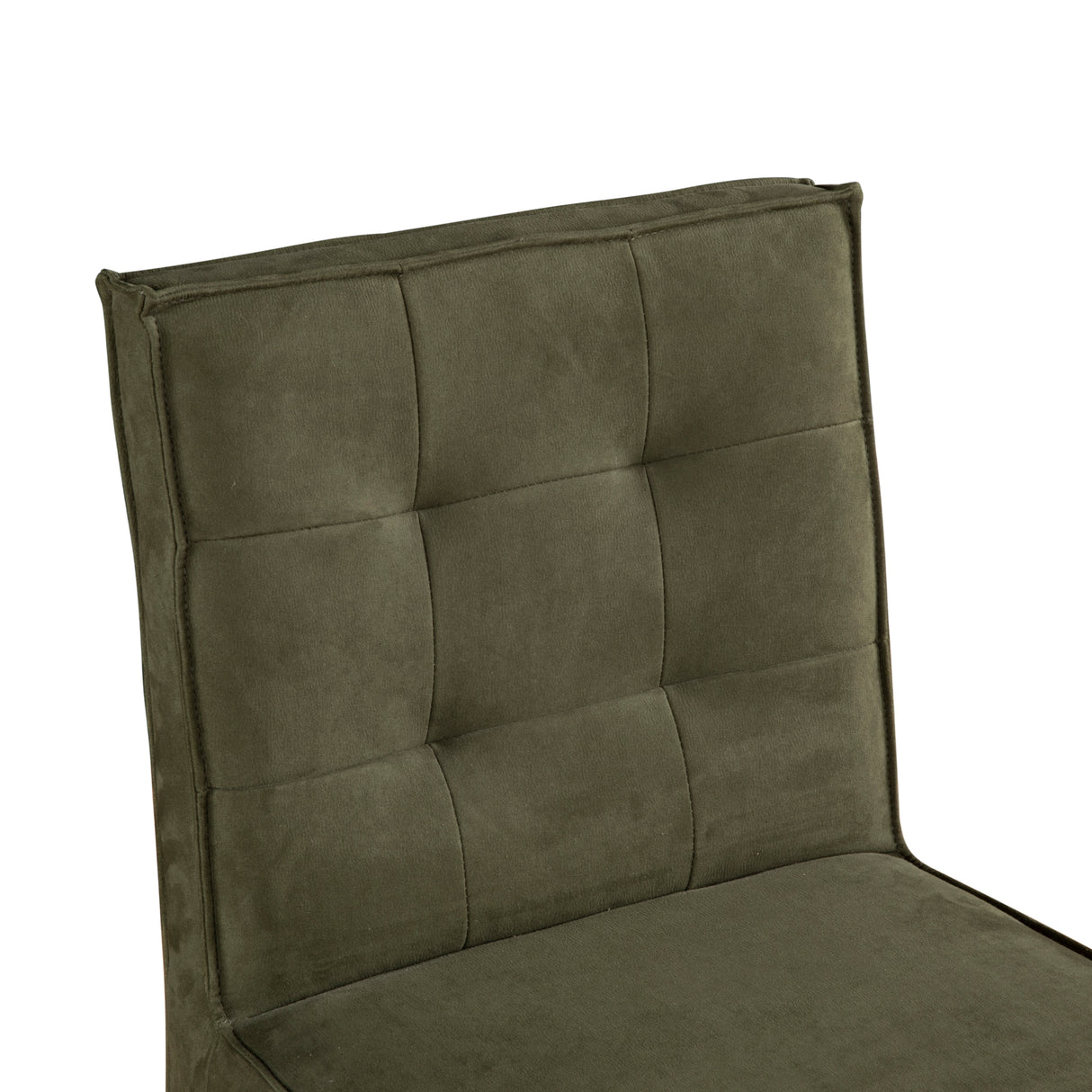 Madison Counter Chair in Green Eco Suede with Dark Legs by Home Trends & Design at Eve Furniture