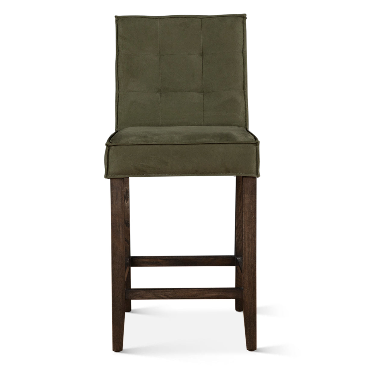 Madison Counter Chair in Green Eco Suede with Dark Legs by Home Trends & Design at Eve Furniture