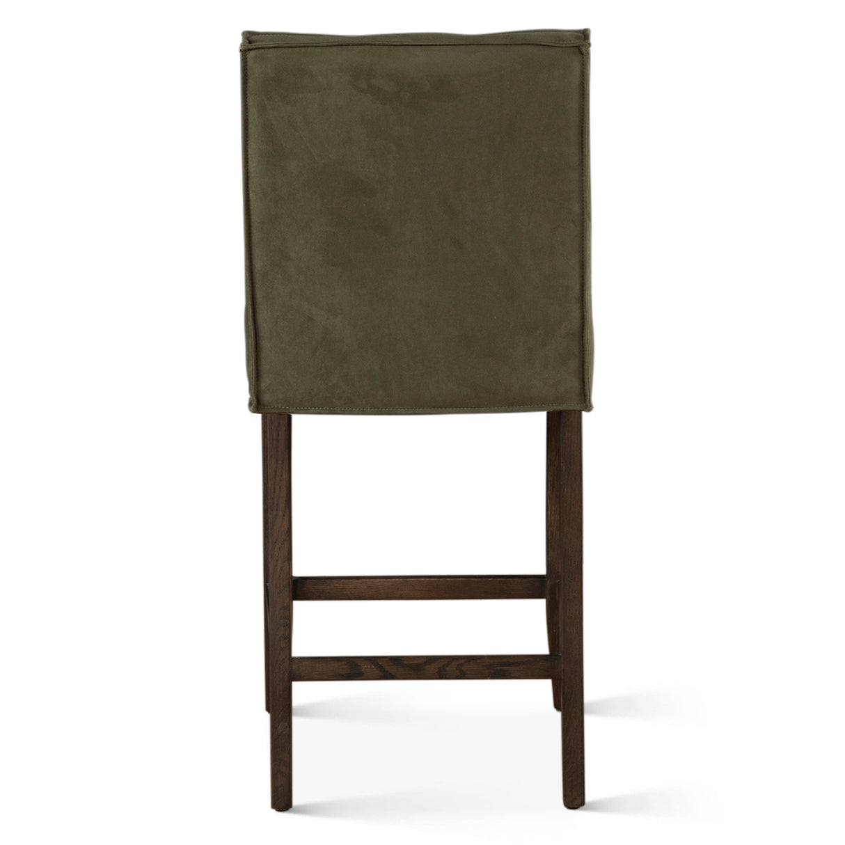 Madison Counter Chair in Green Eco Suede with Dark Legs by Home Trends & Design at Eve Furniture
