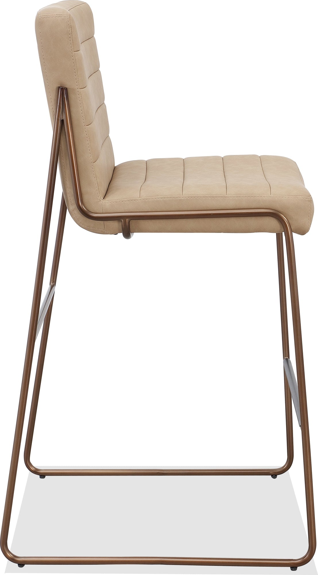 Madison Honey/Light Bronze Metal Frame Bar Stool by Modus Furniture at Eve Furniture