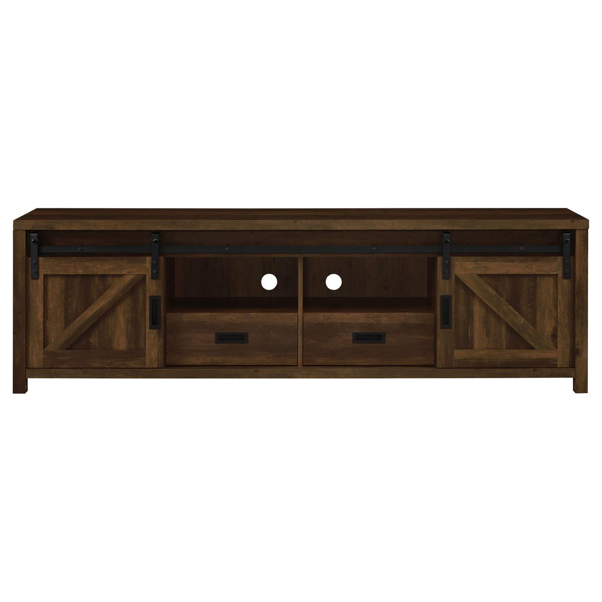 Madra Rectangular TV Console with 2 Sliding Doors by Coaster at Eve Furniture