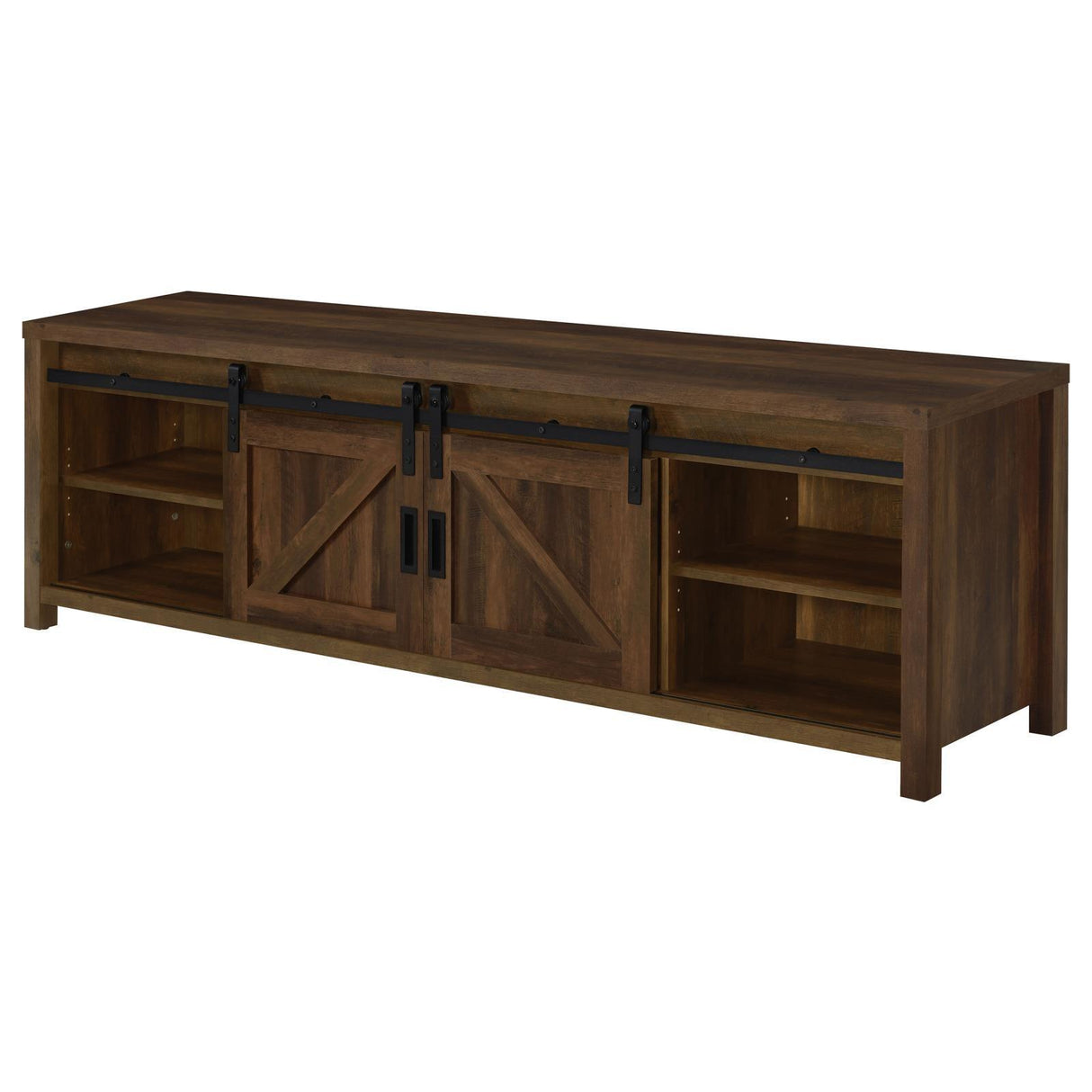 Madra Rectangular TV Console with 2 Sliding Doors by Coaster at Eve Furniture