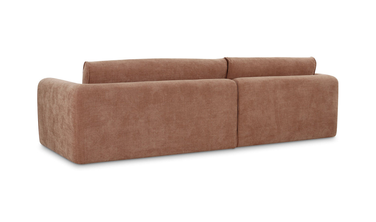 Madrid Sectional Heritage Pink by Moe's Home at Eve Furniture