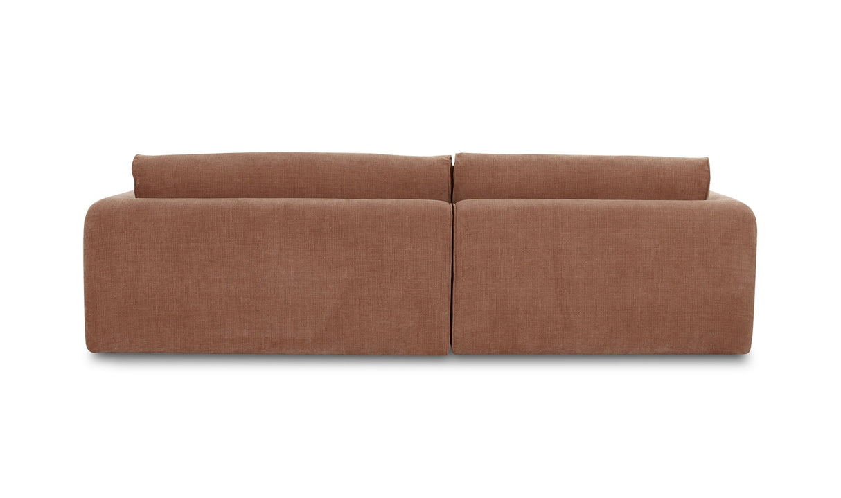 Madrid Sectional Heritage Pink by Moe's Home at Eve Furniture
