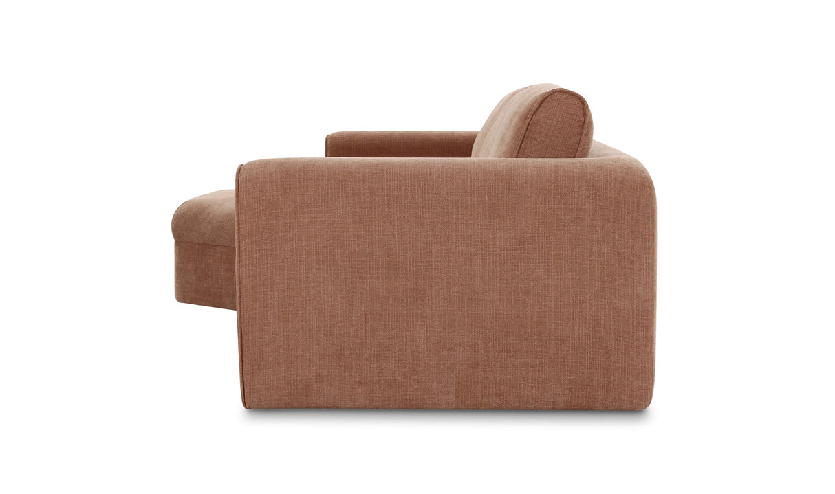 Madrid Sectional Heritage Pink by Moe's Home at Eve Furniture