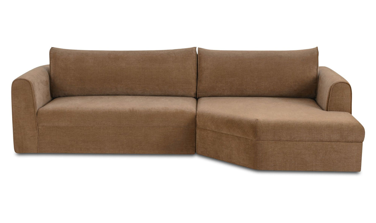 Madrid Sectional Heritage Taupe by Moe's Home at Eve Furniture