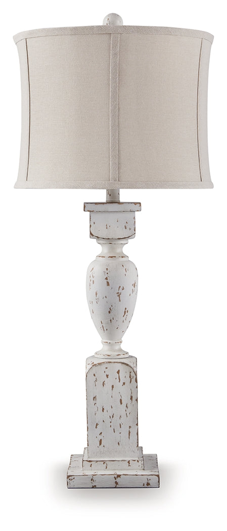 Madsbrook Antique White Table Lamp by Ashley at Eve Furniture