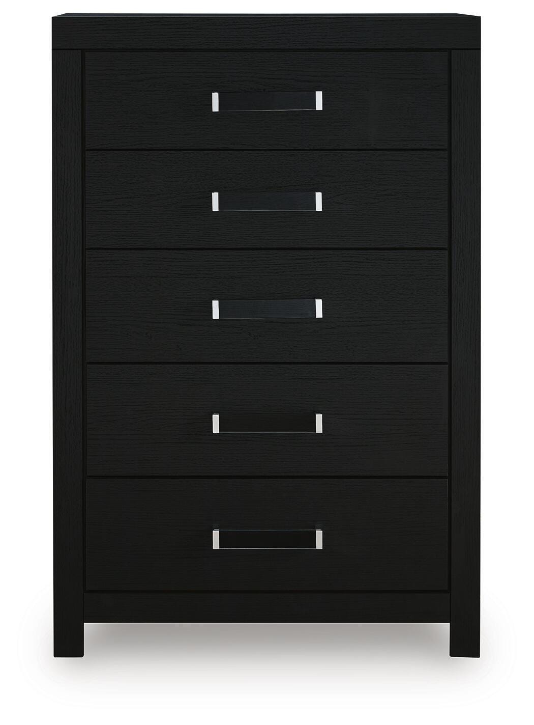 Maeling Black Upholstered Panel Bedroom Set by Ashley at Eve Furniture