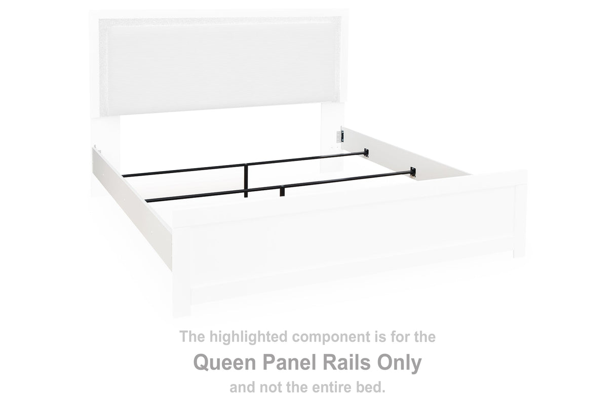 Maeling White Queen Upholstered Panel Bed by Ashley at Eve Furniture