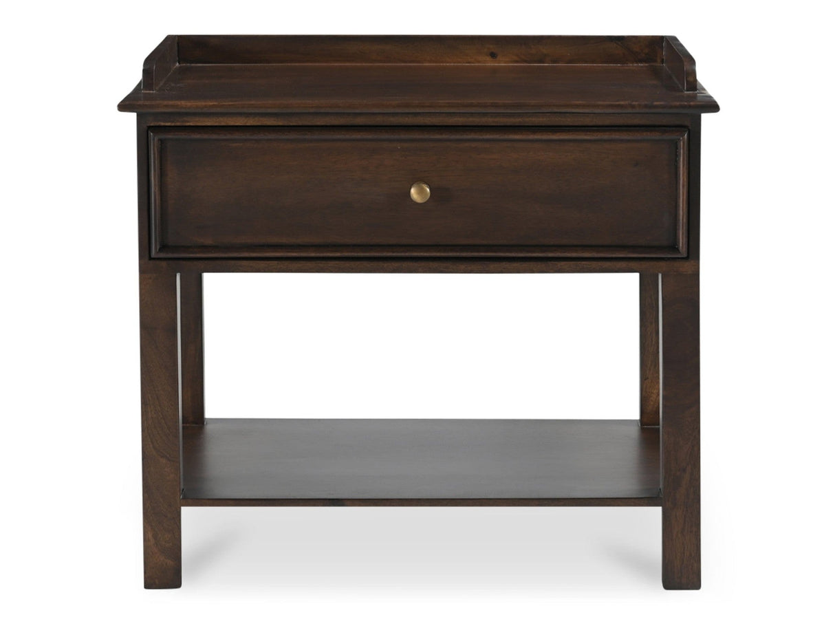 Maeve Dark Brown Nightstand by MOES at Eve Furniture