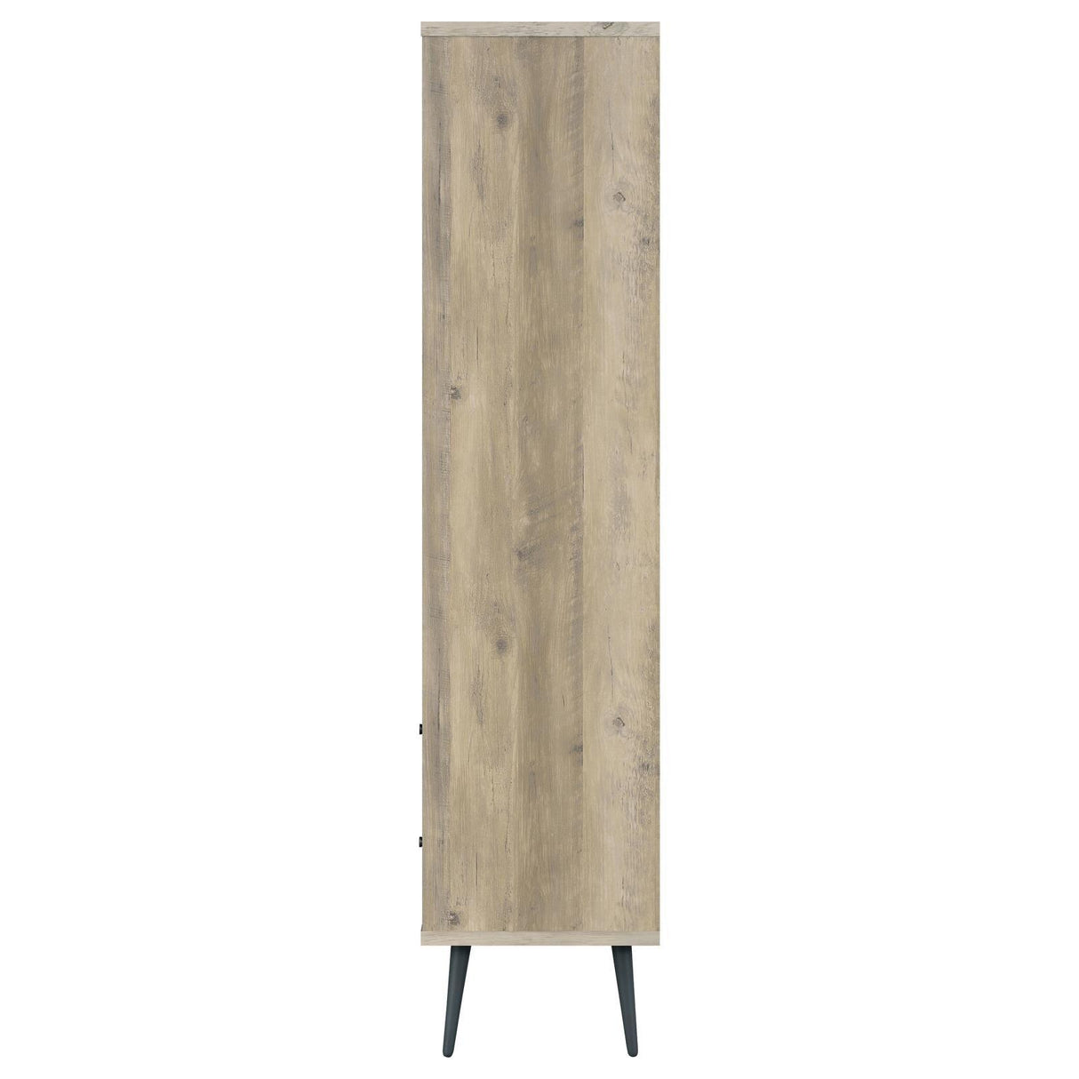 Maeve Distressed Pine 70-inch 3-shelf Bookcase with Drawers by Coaster at Eve Furniture