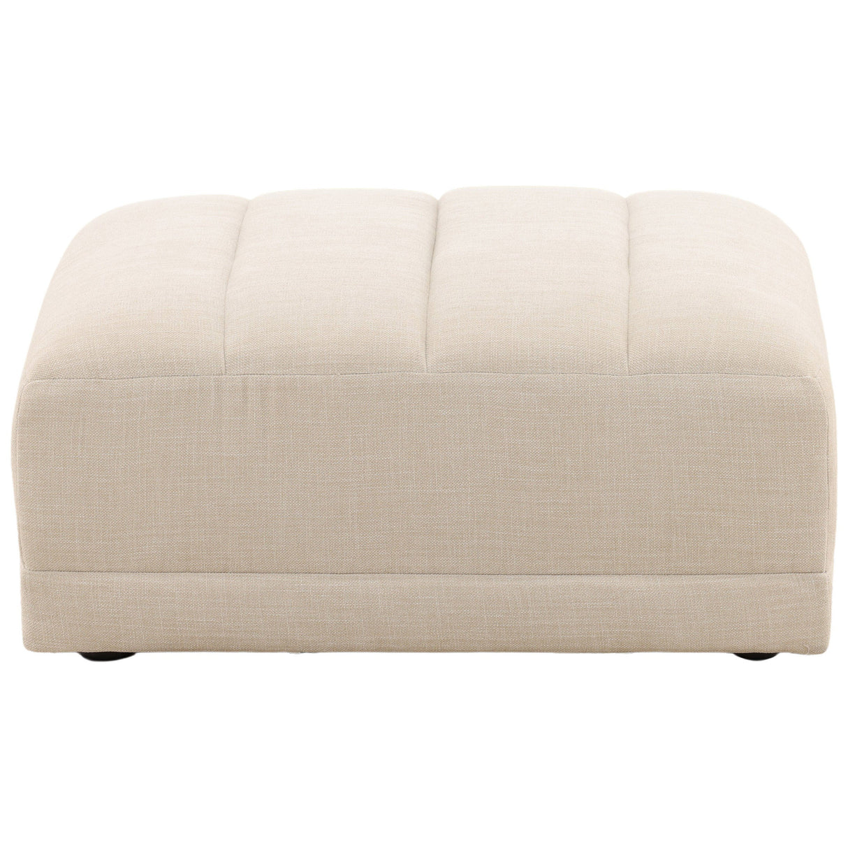 Magda Ottoman, Topanga Oat by Dovetail at Eve Furniture