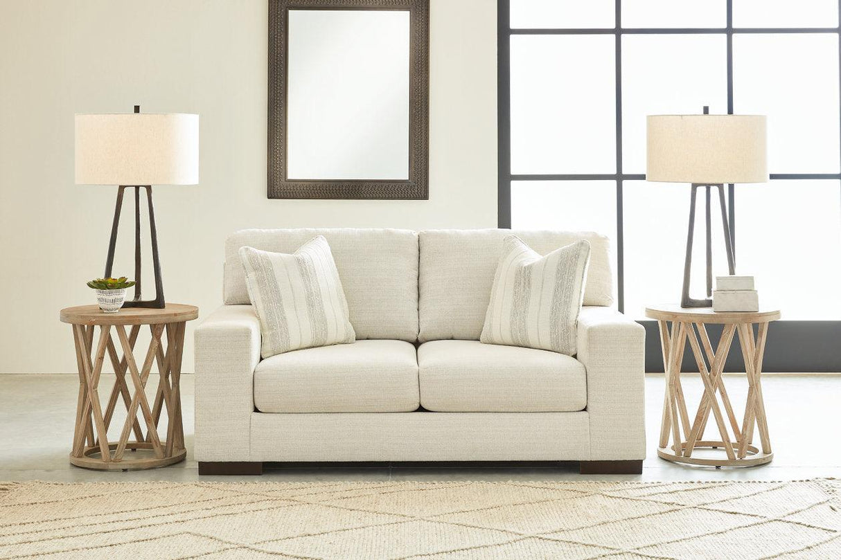 Maggie Birch Loveseat by Ashley at Eve Furniture