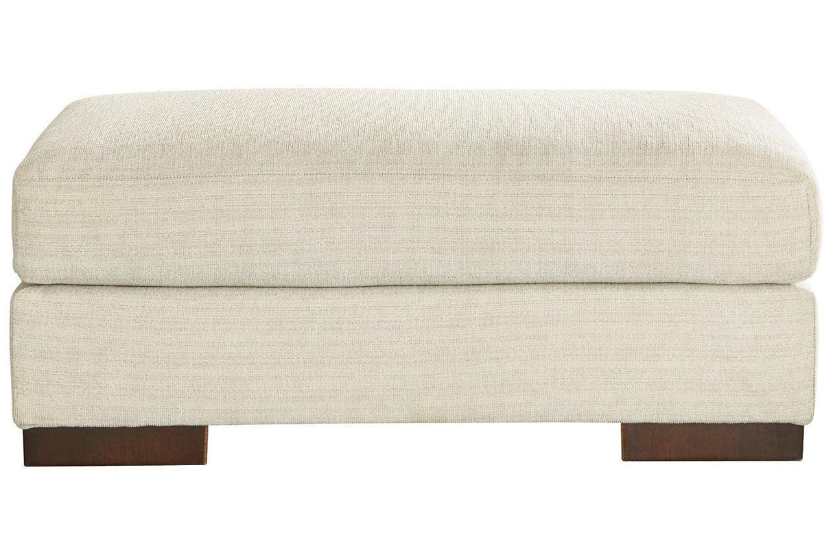 Maggie Birch Ottoman by Ashley at Eve Furniture