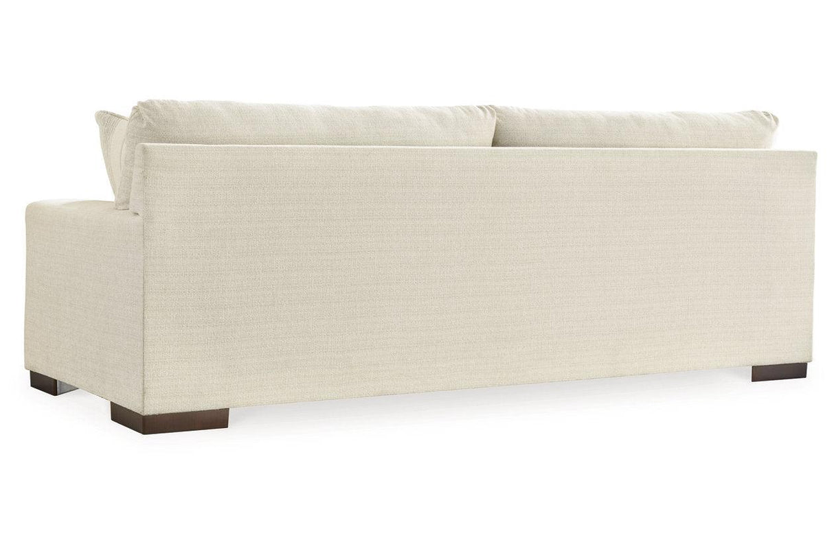 Maggie Birch Sofa and Ottoman by Ashley at Eve Furniture