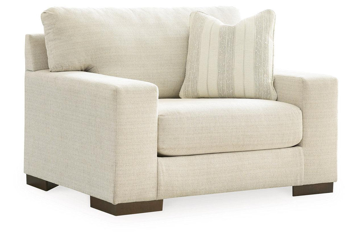 Maggie Birch Sofa, Loveseat, Chair and Ottoman by Ashley at Eve Furniture