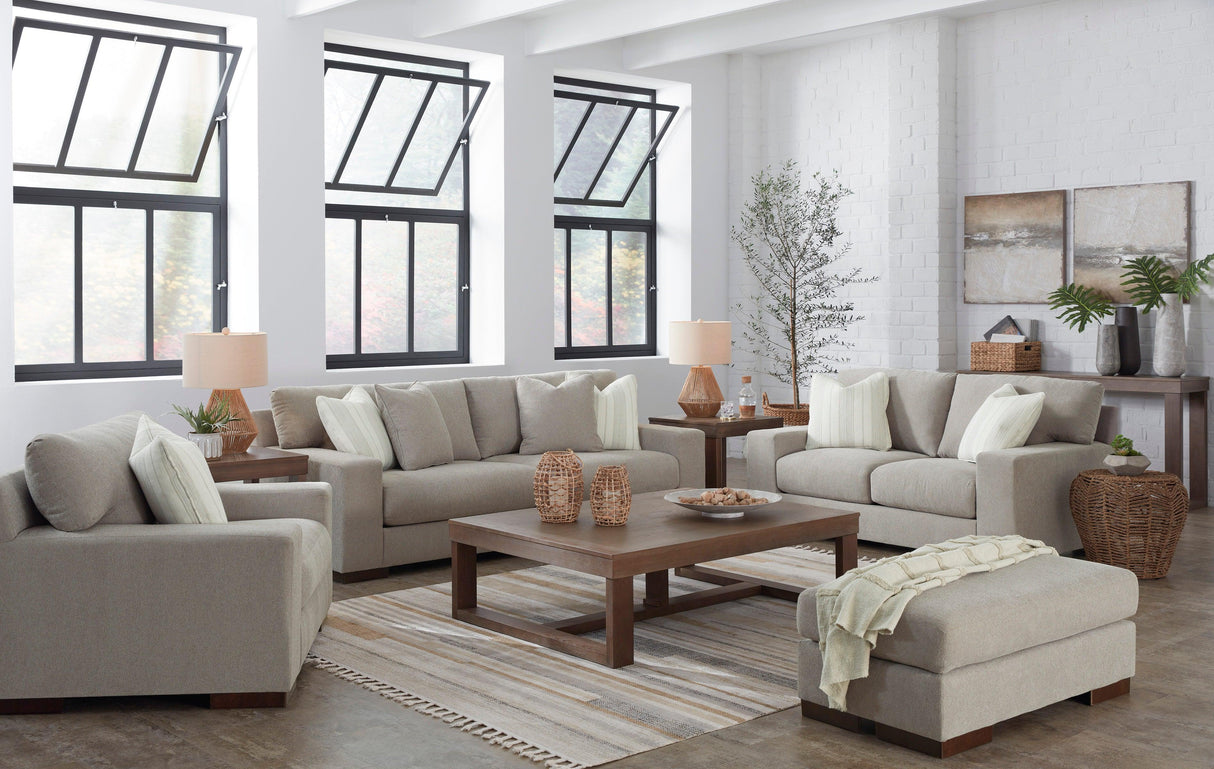 Maggie Flax Living Room Set by Ashley at Eve Furniture