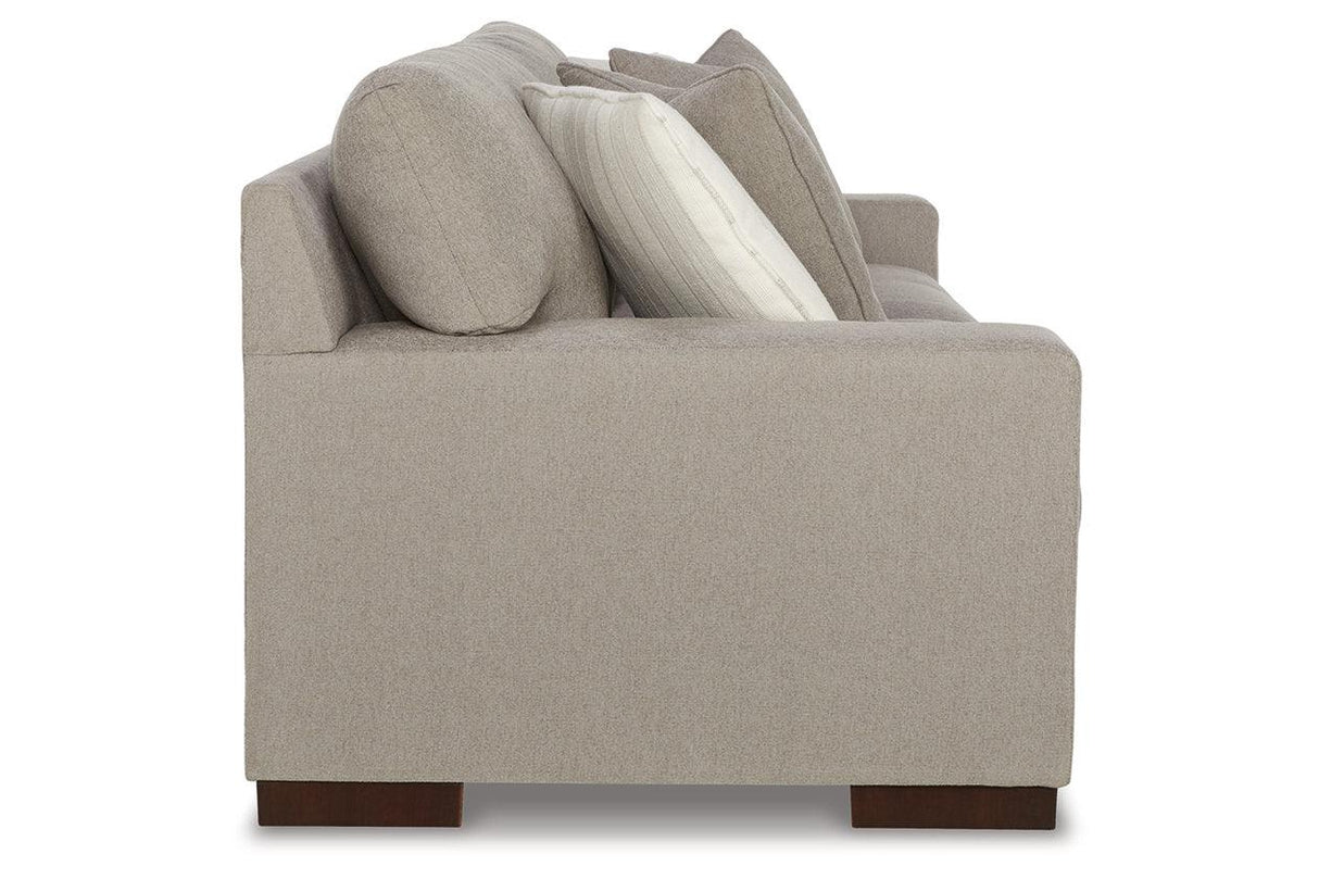 Maggie Flax Sofa, Loveseat, Oversized Chair and Ottoman by Ashley at Eve Furniture