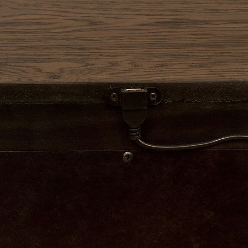 Maggie Walnut Nightstand by Furniture of America at Eve Furniture