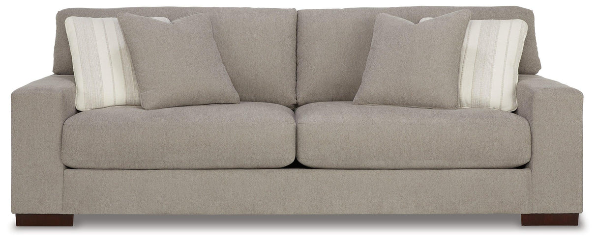 Maggie Flax Sofa by Ashley at Eve Furniture