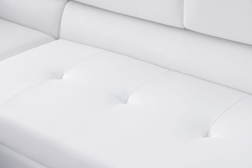 Magic (LED & Speaker) White Sectional by New Era Innovations at Eve Furniture