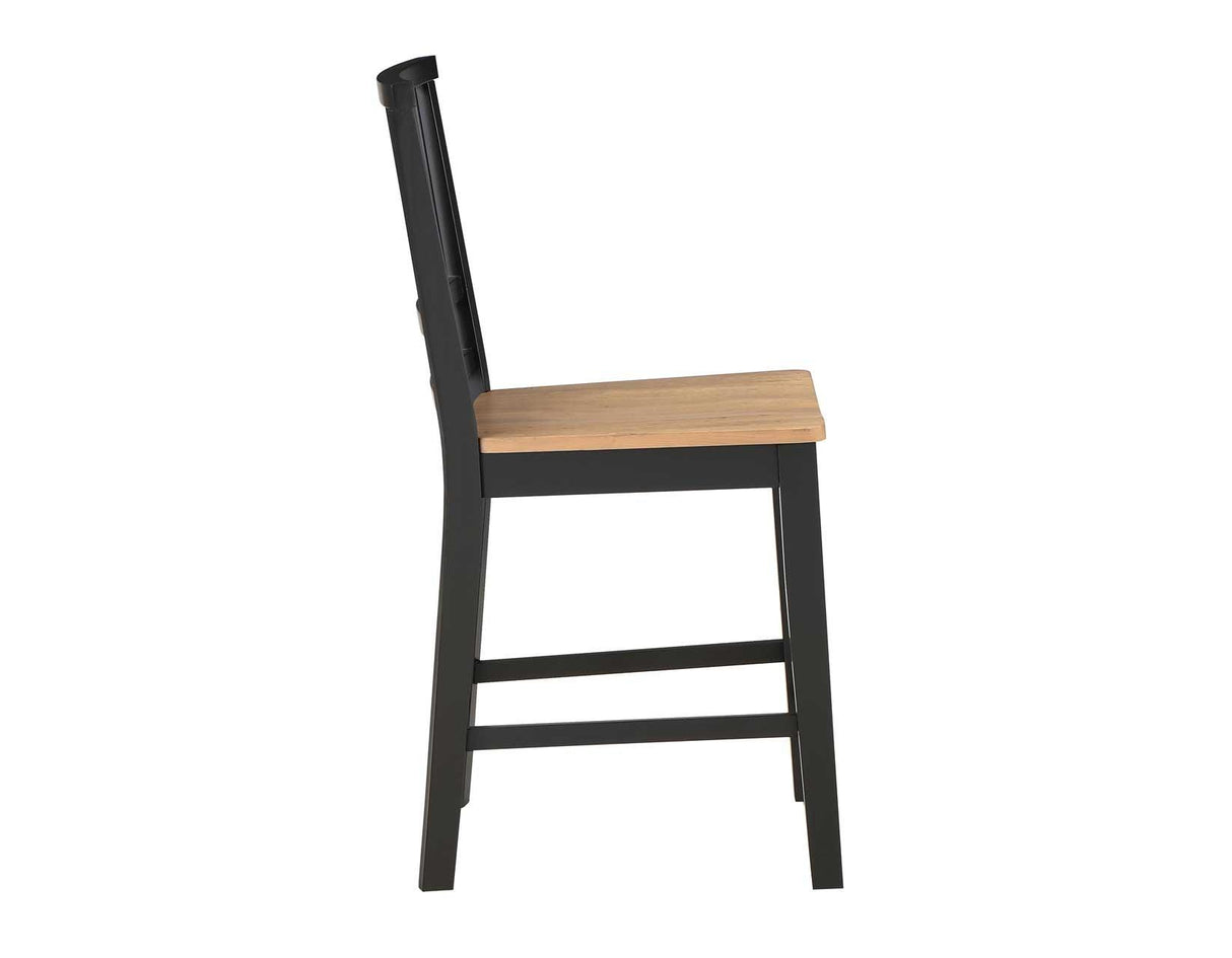 Magnolia 24-inch Height Two-Tone Counter Stool by Steve Silver at Eve Furniture