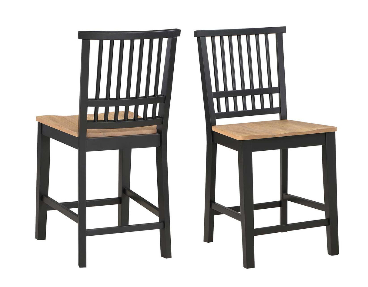 Magnolia 24-inch Height Two-Tone Counter Stool by Steve Silver at Eve Furniture