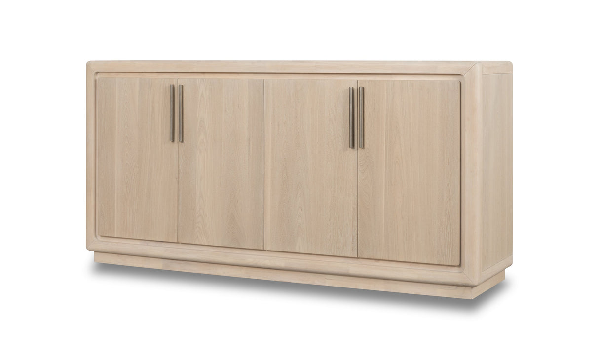 Magnolia 4 Door Wooden Sideboard in Daffodil by Modus Furniture at Eve Furniture