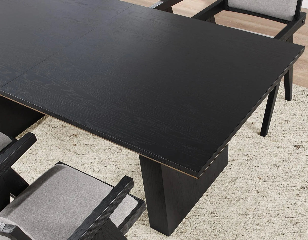Magnolia 80-96″ Dining Table with 16″ Leaf by Steve Silver at Eve Furniture
