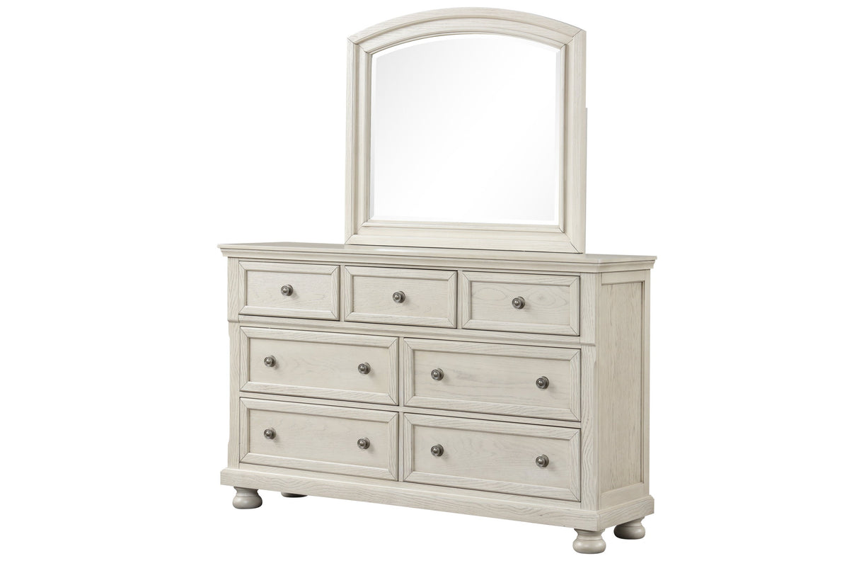 Magnolia Beige 4-piece Queen Platform Bedroom Set by Happy Homes at Eve Furniture