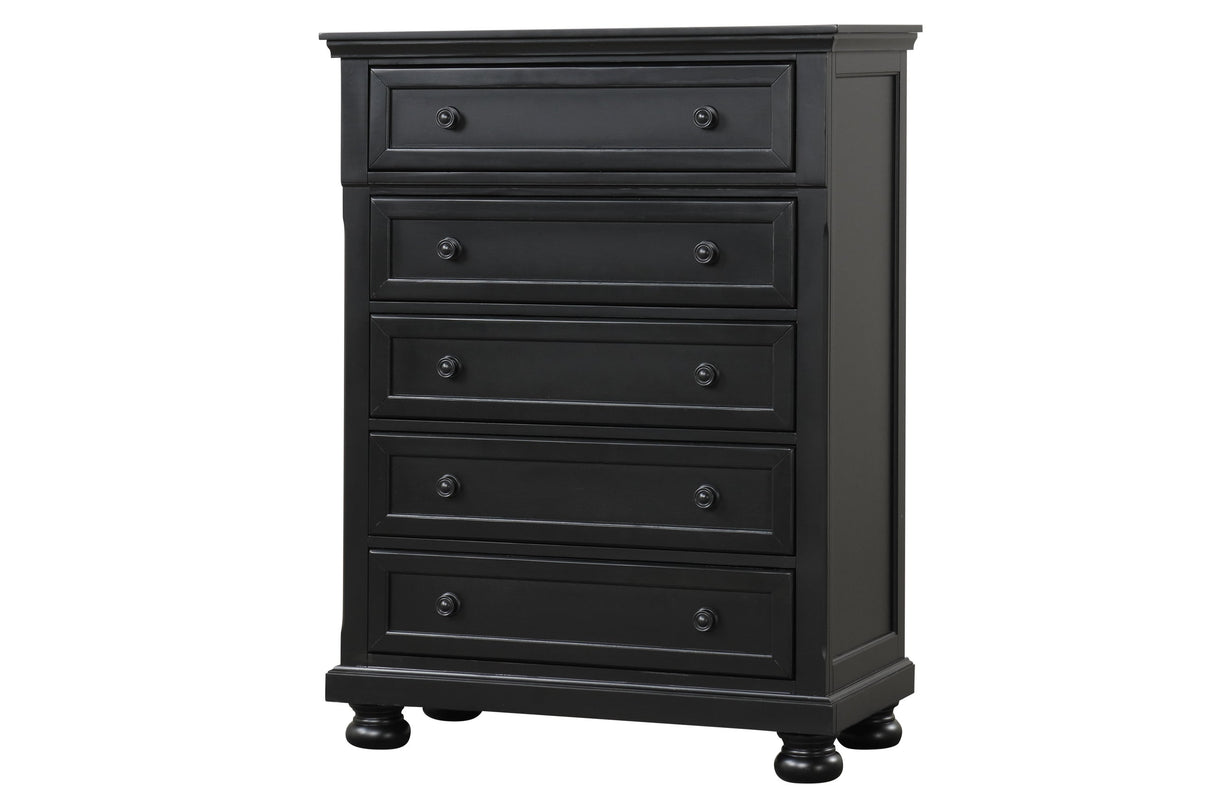 Magnolia Black Platform Bedroom Set by Happy Homes at Eve Furniture