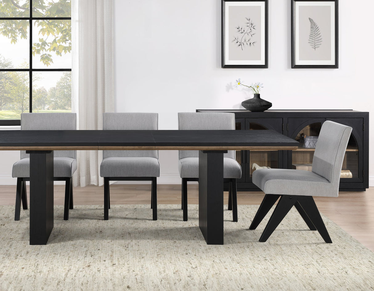 Magnolia Black/Gray Dining Room Set by Steve Silver at Eve Furniture