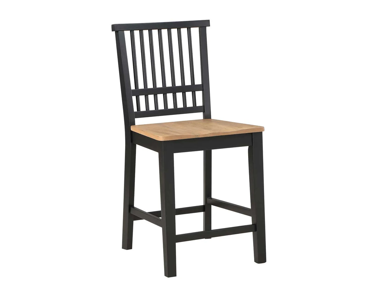 Magnolia Black/Natural Counter Height Dining Set by Steve Silver at Eve Furniture