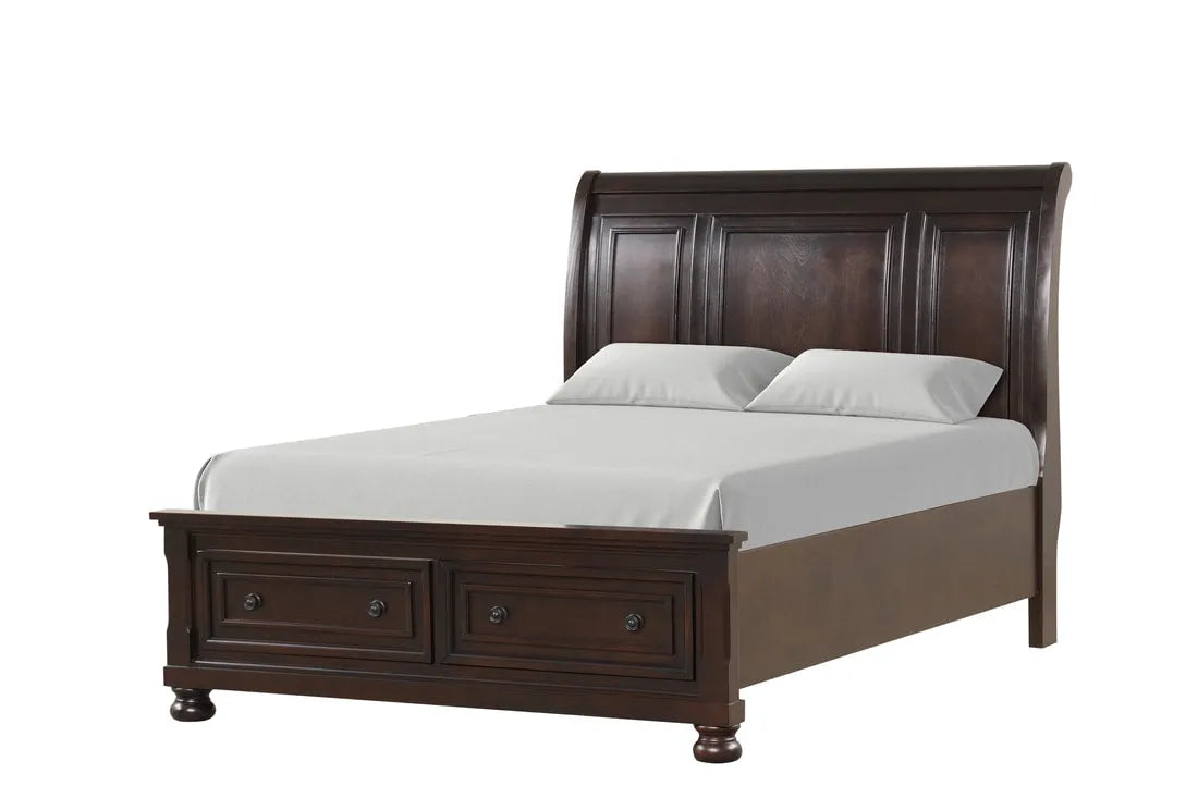 Magnolia Brown Platform Bedroom Set by Happy Homes at Eve Furniture