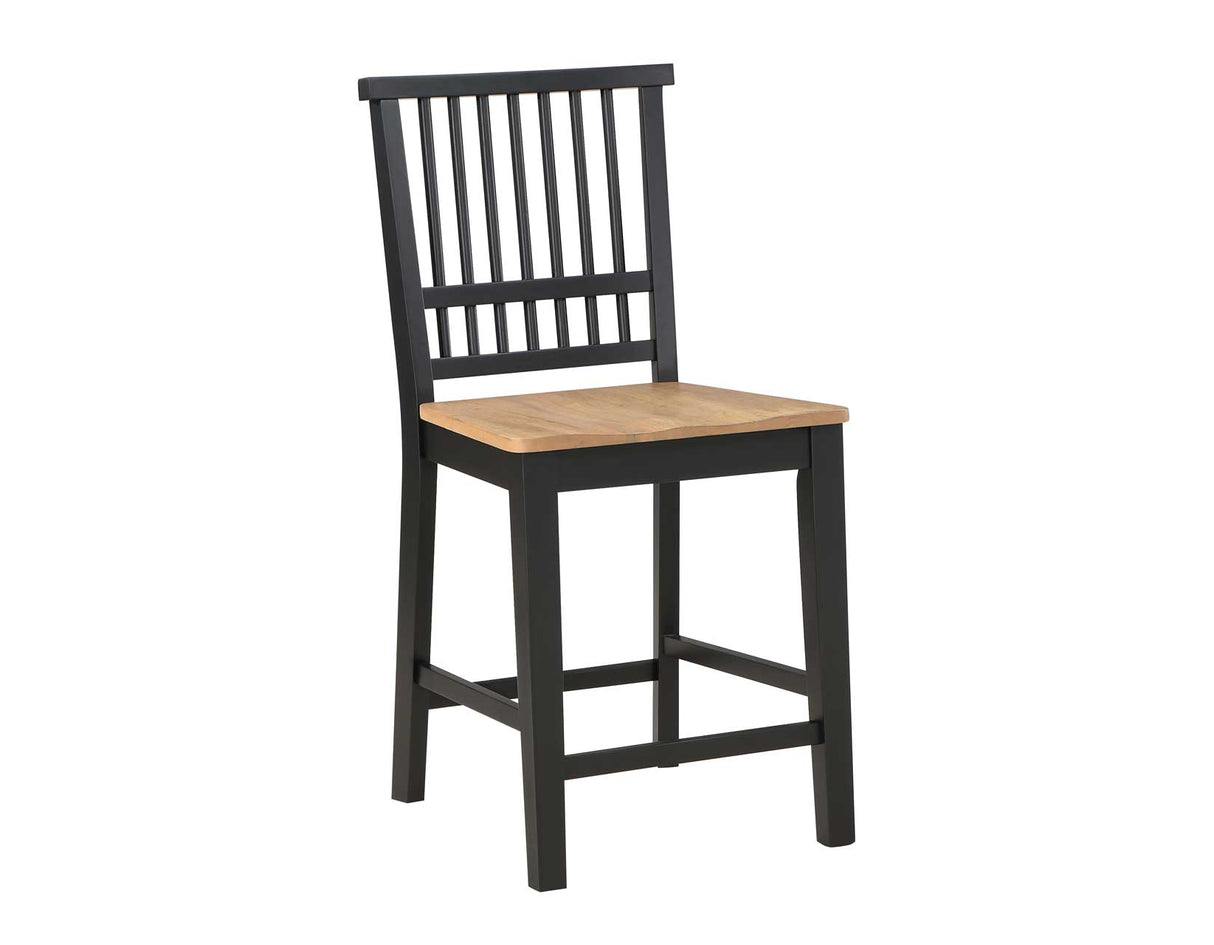 Magnolia Ebony/Natural Counter Height Dining Set by Steve Silver at Eve Furniture