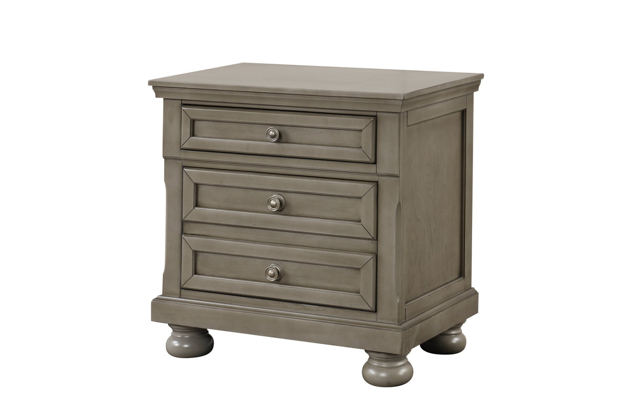 Magnolia Grey 4-piece Queen Platform Bedroom Set by Happy Homes at Eve Furniture