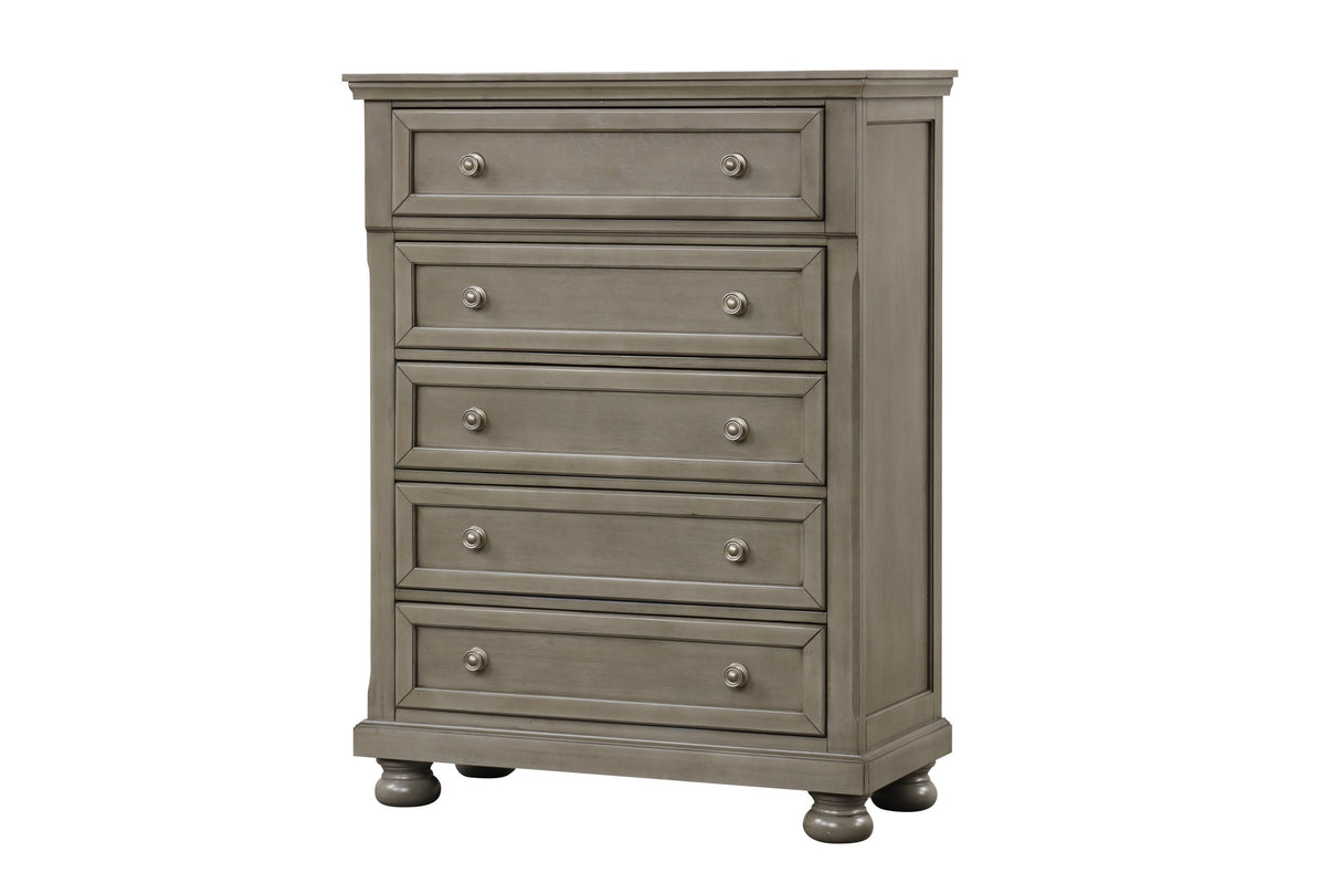 Magnolia Grey Platform Bedroom Set by Happy Homes at Eve Furniture