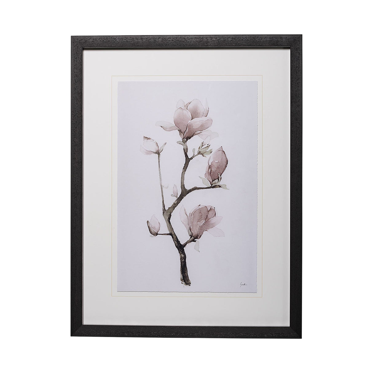 Magnolia I by Gabrielle C a Framed Art Print Matted under Glass by Mercana at Eve Furniture