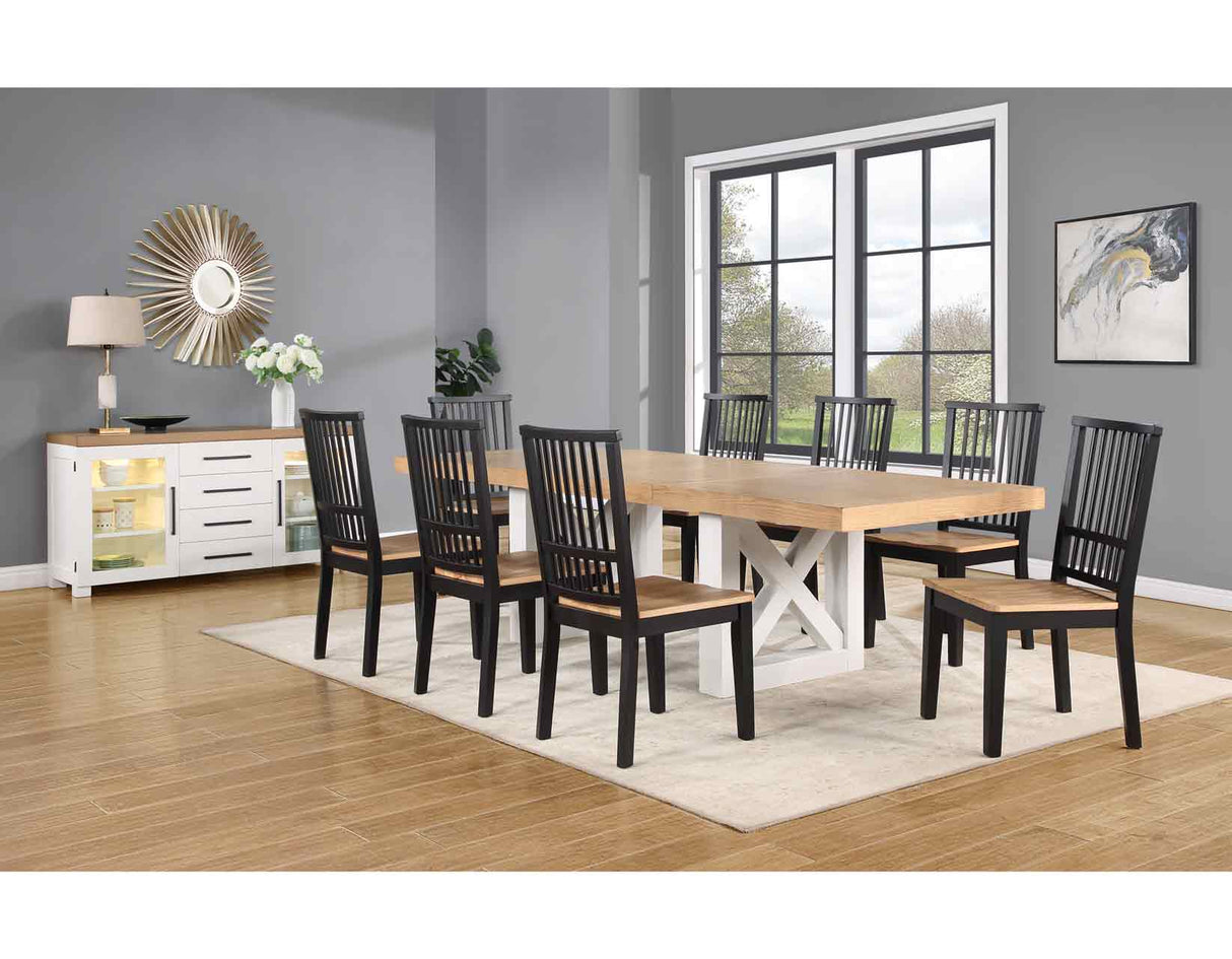 Magnolia Two-Tone Dining Room Set by Steve Silver at Eve Furniture