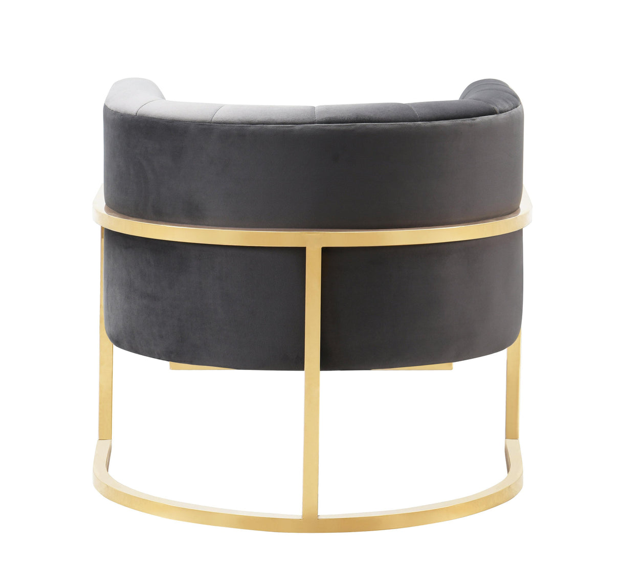 Magnolia Velvet Accent Chair with Gold Base by TOV Furniture at Eve Furniture