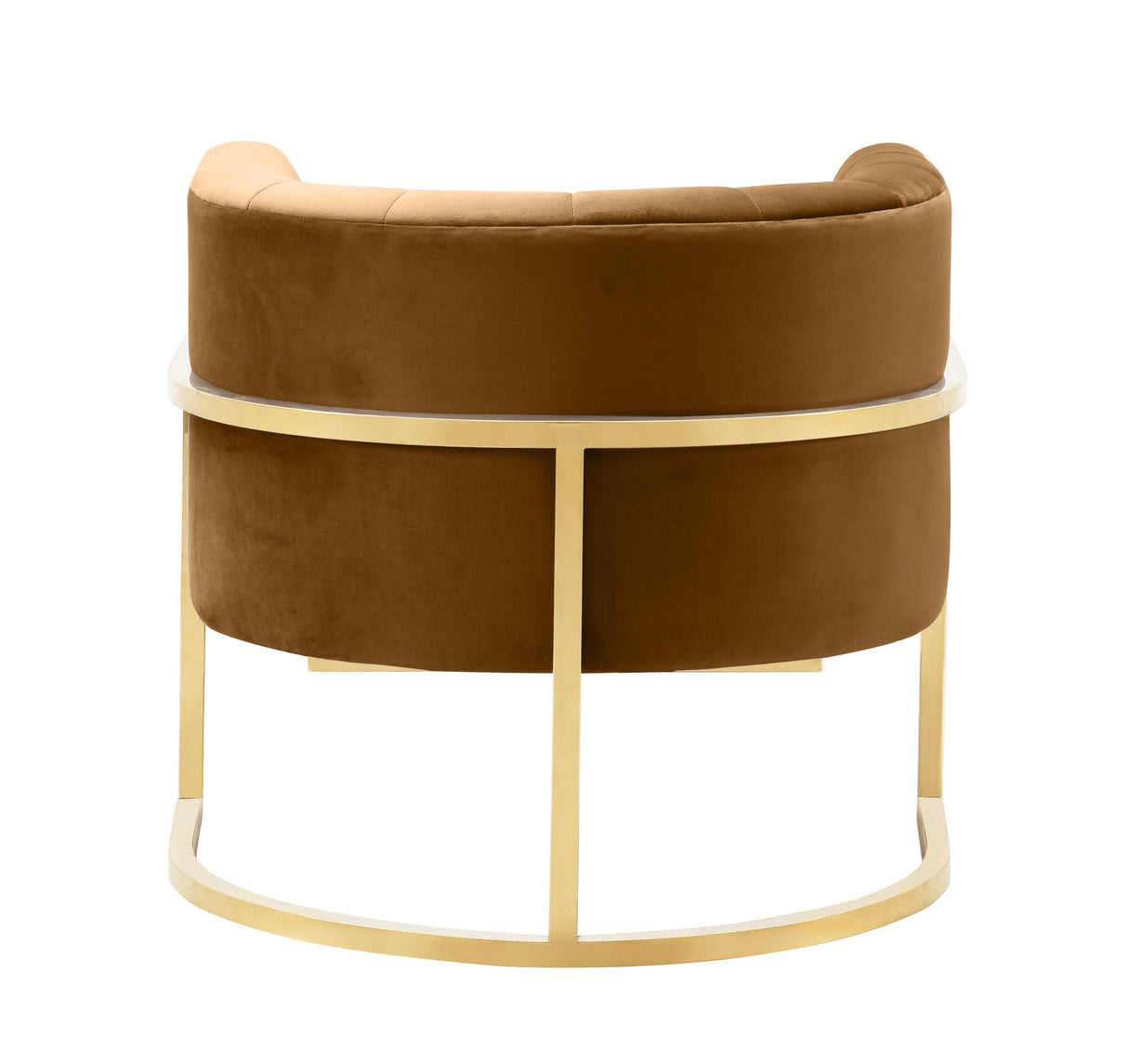 Magnolia Velvet Accent Chair with Gold Base by TOV Furniture at Eve Furniture