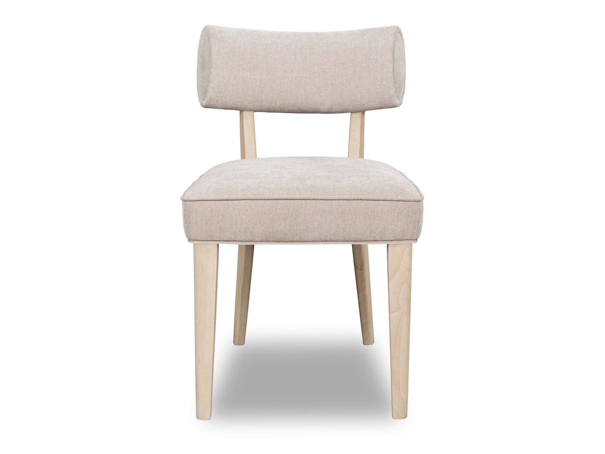 Magnolia Wood Frame Upholstered Dining Chair in Brown Sugar Chenille (Set of 2) by Modus Furniture at Eve Furniture