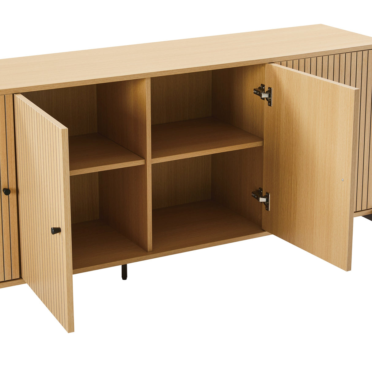 Magnolia70.9" Sideboard in Natural Oak by Manhattan Comfort at Eve Furniture
