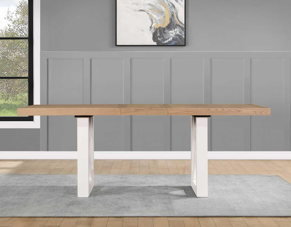 Magnolia 80-96-inch Counter Height Dining Table with 16-inch Leaf by Steve Silver at Eve Furniture